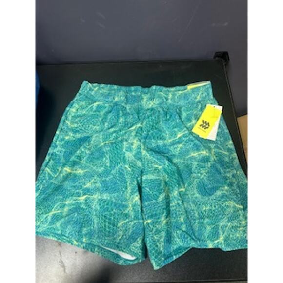 NWT Men’s All in Motion Turquoise Any Sport Performance Shorts - Medium - Picture 5 of 5